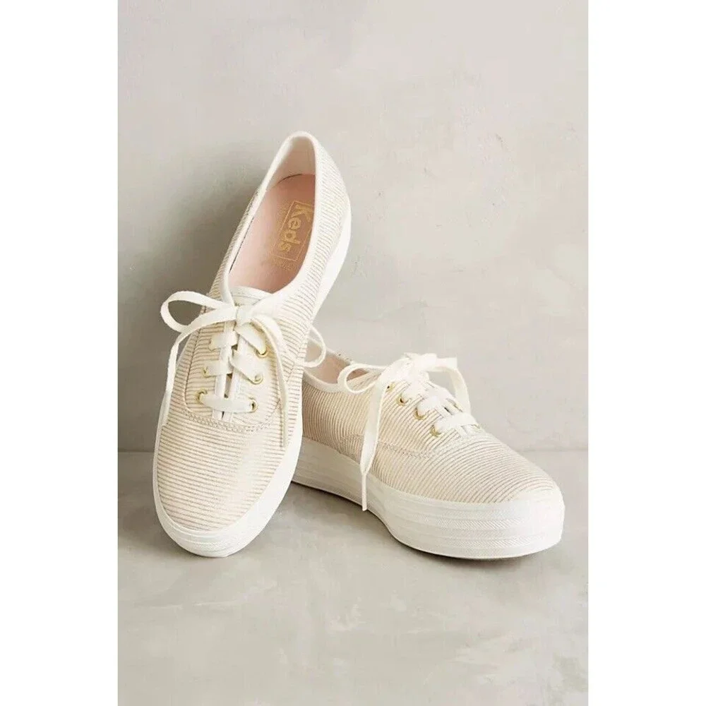 Keds Triple Metallic Platform Sneakers Shoe Size 10